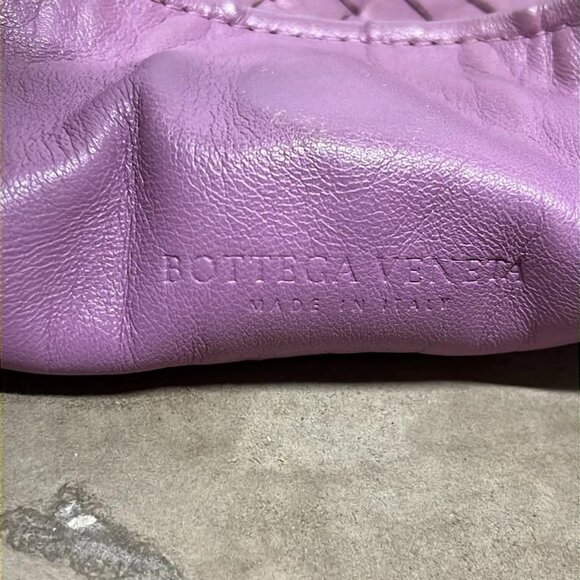 Auth BOTTEGA VENETA Parachute Bag - Purple Leather B********* Tote Bag - Picture 13 of 16
